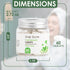 Toothpaste Tablets - Mint Flavor, Anti-Plaque, Anti-Cavity, Travel-Friendly, Fluoride-Free Oral Cleaner