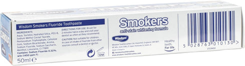 Smokers Anti-Stain Whitening Toothpaste - 50ml