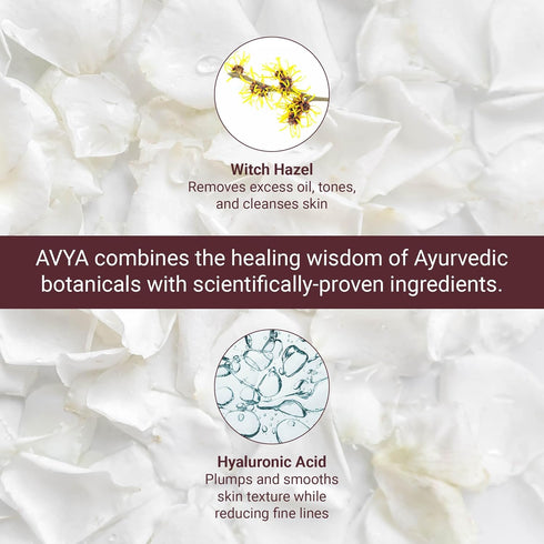 AVYA Pore Minimizing Toner, Travel Size 1 fl oz, with Hyaluronic Acid and Witch Hazel for Toning and Cleansing