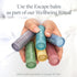 Scentered Aromatherapy Balm Stick - Escape, Natural Calm Essential Oil Roll On for Relaxation & Self-Care