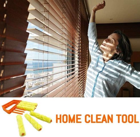 IncCover 2Pack 7pcs Mini-Blind Cleaner Shutters- Window Blind Brush Cleaning, Blind Slat DUST CLENER Tool Air