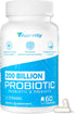 200 Billion CFUs Probiotics, 12 Strains, Daily Supplement with 3 Prebiotics, 60 Capsules