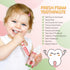 Kids Foam Toothpaste with Low Fluoride, Orange and Strawberry Flavor - Safe Natural Formula for U-Shape Electric