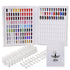 Noverlife Professional 216 Nail Colors Chart, White Nail Gel Polish Display Book for Nail Art Salon