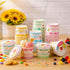 Jingmore 100 12oz Frozen Frozen Pcs Paper Ice Cream Cups with Lids, Disposable Sundae Dessert Bowls, Yogurt Containers