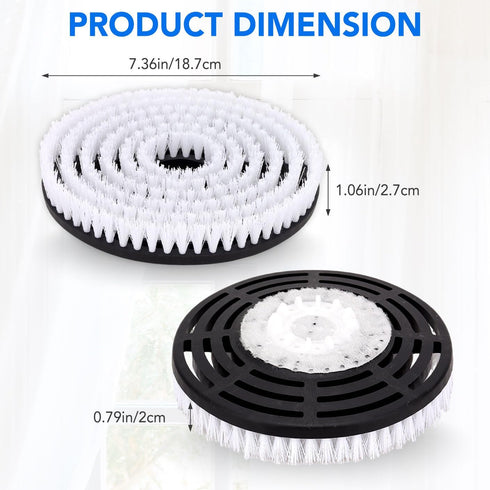 S7000 S7001, S8201, S7201, S7000AMZ, S8001, S7001TGT, S7005, S7020, Upgraded Scrub and Steam Mop Brush Heads for Shark