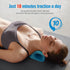 Neck Stretcher for Pain Relief, Cervical Traction Device Pillow for Muscle Relaxation and TMJ Pain Relief (Blue)