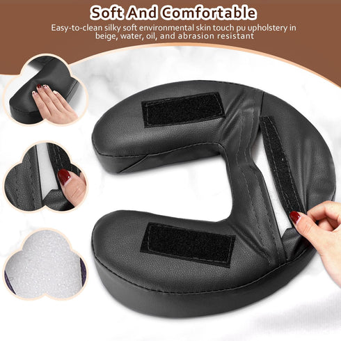 Noverlife Massage Face Cradle Cushion, Universal Face Head Neck Rest Pad, Soft Memory Foam for Massage Spa Therapy