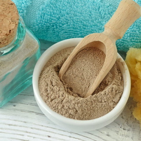 Rhassoul Clay (Ghassoul Clay) 1/2 Lb - Detoxifying and Rejuvenating clay - Moroccan Lava clay - Great for hair - DIY natural facial - Great for making soap - by HalalEveryday