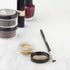 Natural Eyebrow Powder Kit, Mica Brow Makeup with Professional Angled Brush, 10 Natural Shades