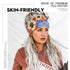 Olbye Wide Boho Headbands Turban Elastic Hairbands Nonslip Floral Bandana Workout Yoga Hair Scarfs Running Sweatband African Head Wraps Bohemian Hair Accessories for Women Girls(F- Flower)