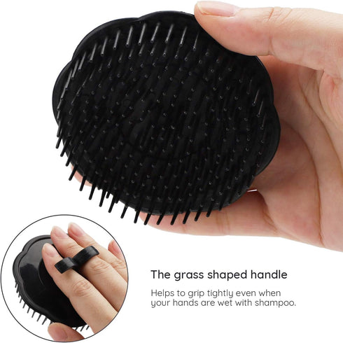 Segbeauty 2pcs Scalp Massage Shampoo Brush, Deep Cleaning Hair Brush for Men and Pet Grooming