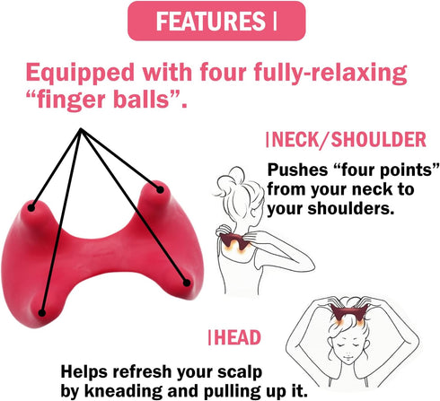 VESS Bodyrecipe Neck Refresh-Relaxation Tools for Body and Head-Relax Your Body- During Business Working or Study