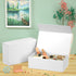 White Gift Box, 9.5x6x3'' Magnetic Closure Rectangle Collapsible Gift Boxes for Bridesmaid Proposal, Wedding, Birthday