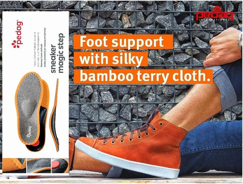 W8 38 pedag Sneaker Magic Step Athletic Shoe Insoles, Handmade in Germany, Supporting The Ball, Arch and Heel of The