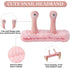 Light Pink Snail Face Wash Headband, Funny Skincare Spa Headband with Cute Alien Antenna for Women