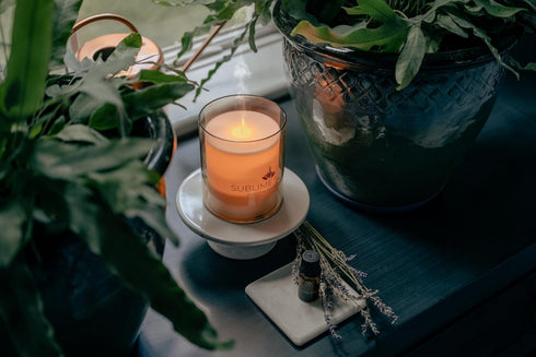 Sublime Scent 150ml Flameless Essential Oil Diffuser - Corded. It Features an Easy to use Water Tank, Light on or Off