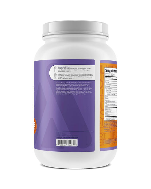 TransformHQ Nighttime Shake, Sleep + Protein Blend, 28 Servings, Caramel Apple Pie Flavor