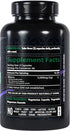 Bilberry Extract Capsules 5000mg | 200 Count | Supports Eye Health | Ultra Strength Supplement | Gluten-Free & Non-GMO