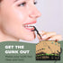 Natural Dental Floss Picks (300 Count), Plant Based, PETA Approved Vegan, Eco Friendly, Sustainable Flossers - Charcoal
