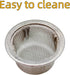 15pcs 1/2 Inch Pipe Screens - Premium 304 Stainless Steel Pipe Screen Filters with Metal Storage Box
