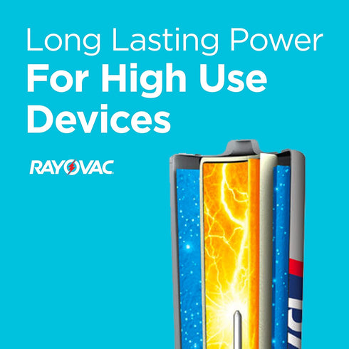 Pack, 30 24 (54 Count) Rayovac AA Batteries & AAA Batteries Combo AA and AAA Battery