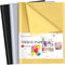 NACHLYNN 60 Sheets Metallic Tissue Paper Bulk Gold Silver Black Gift Wrapping Paper 14 x 20 inch for Crafts Decorations