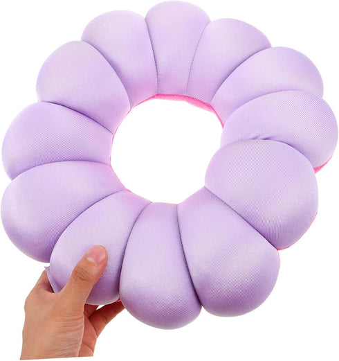 TOYANDONA Pumpkin Shaped Flower Donut Pillow Nursing Pad for Bedridden Patients Multiuse Cushion for Hands Feet Head