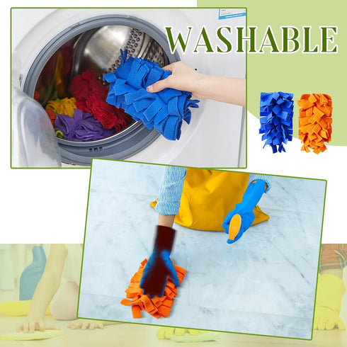 12 Pcs 5 Layer Duster Refills, Reusable Dusters for Cleaning, 4.7 x 7 Inch Washable Duster Pads