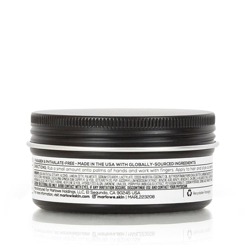 No. 174 Classic Cream Pomade for Men - 2.5 oz, Wax-Based Light to Medium Hold with Coconut Oil & Shea Butter