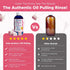 Oil Pulling for Teeth and Gums, Bubble Gum Flavored Organic Sesame Oil Mouthwash, 8 FL Oz