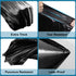 PetsHome 13 Gallon Trash Bags, 100 Count, Extra Thick Leak Proof Kitchen Rubbish Bags for Home, Office, School, Black