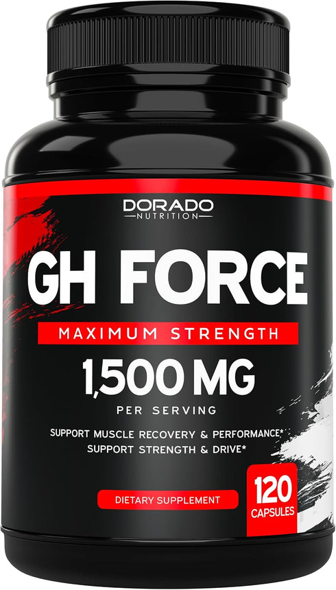 HGH Supplements for Men & Women (120 Count) 1500mg for Muscle Growth & Healthy Human Growth Hormone Levels