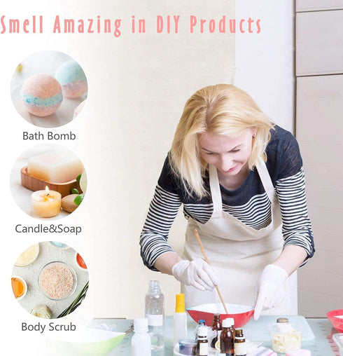 Summer 12 Midsummer Sets Fragrance Oils, MitFlor Bottles Premium Scented Oils for Diffuser, Fruits, Soap, Candle