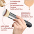 Flat Top Buffing Foundation Makeup Brush, Ultra Soft Dense Kabuki Brush for Liquid, Cream, Powder