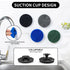 BEAUTAIL Silicone Sponge, Non-Scratch Scrub Sponges for Dishes, 1 Pack Black Kitchen Fruit Vegetable Cleaning Brush