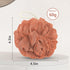 Shower Loofah Bath Sponge, 60G Loofah Exfoliating Body Scrubber, 4 Color Mesh Shower Pouf Balls for Body Wash (Caramel Coffee)