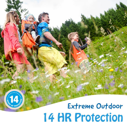 14hr Insect Repellent, Moisturizing Outdoor Bug Spray for Ticks, Mosquitoes, and More, Safe for Kids