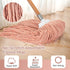 Large,3Pack) 2 Pack Commercial Matthew Cleaning Screw-on Heavy Duty Cotton Wet Mop Replacement Heads(Orange