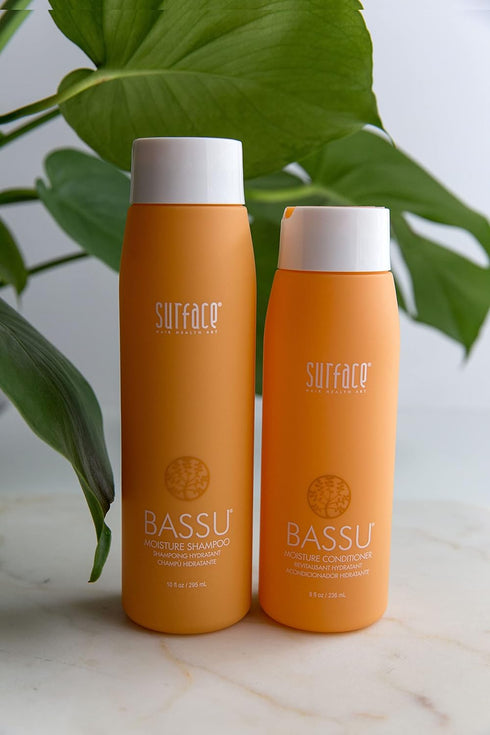 Surface Hair Bassu Moisture Conditioner, Vegan & Paraben Free, Moringa & Babassu Oil for Shine & Moisture