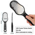 LePinko 2PCS Foot Scrubber Set, Updated Blades, Powerful Pedicure Tool for Callus Removal, Use in Shower or Dry