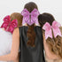 Large 7 Inch Glitter Bow Clip for Women Teens Girls, Bling Party Hair Accessories