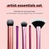 Real Techniques Artist Essentials Makeup Brush Set, 5 Piece Set for Foundation, Blush, Highlighter, Eyeshadow & Liner