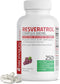 Bronson Resveratrol 500 Complex, Standardized Trans-Resveratrol with Grape Seed & Red Wine Extract, 250 Capsules