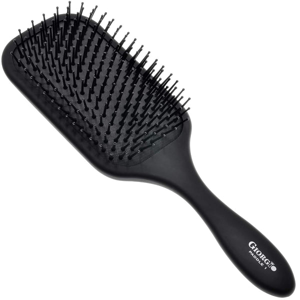 Giorgio Detangling Paddle Brush, Large Air Cushion Paddle Brush with Tourmaline Bristles for Men and Women