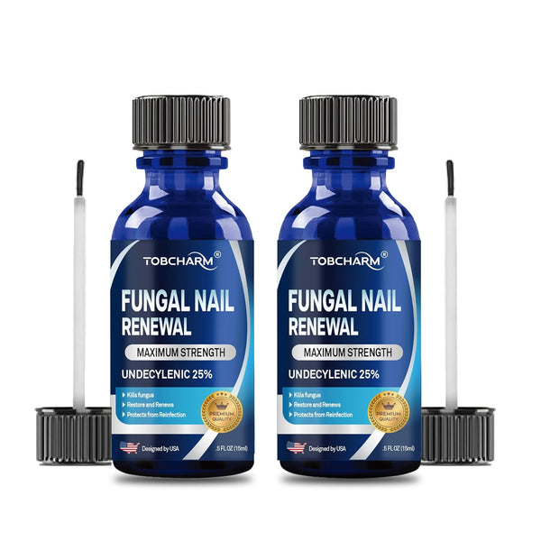 Toenail Fungus Treatment Extra Strength, 25% Undecylenic Acid, Tea Tree Oil for Toenail Fungus, Blue