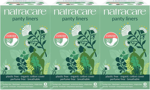 Panty Liners Curved 30ct - Panty Liner ( Pack of 3)
