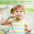 PANIMOSI 4 Pack, 3 1-12 Toddler Toothbrush Soft Baby Toothbrush Efficient Sided Kids Tooth Brush for Ages Years, Infant