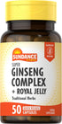 Sundance Super Ginseng Complex with Royal Jelly | 50 Quick Release Capsules, Non-GMO, Gluten Free