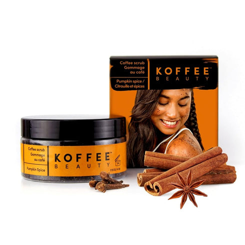 Pumpkin Spice Coffee Scrub - Exfoliating Body and Face Scrub for Naturally Radiant Skin - 4 Oz
